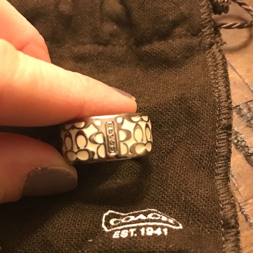 Coach Enamel Ring